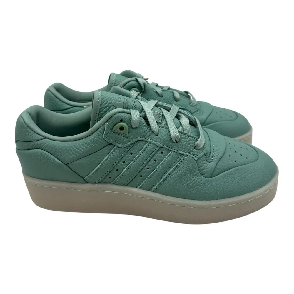 Adidas Originals Rivalry Lux Low Shoes Men Sz 11 Hazy Green White Sneaker IF7185